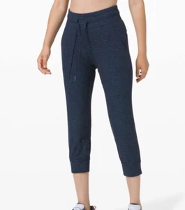 Lululemon Ready To Rulu Pants Heathered Deep Navy Blue Size 6 Athletic Jogger - Picture 1 of 9
