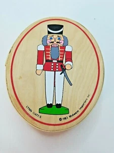 Nutcracker Tree Ornament Lynn Gates NIB (decorative wooden box) VTG - Bild 1 von 4