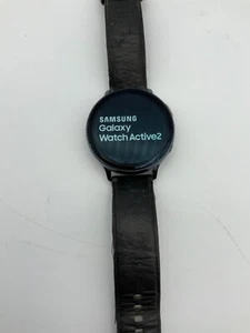 Samsung Galaxy Watch Active 44mm Smr825 Black Stainless Steel 1368 - Picture 1 of 7