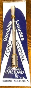 Bombilla Mate Acero Inoxidable detalles en bronce Argentina La mejor calidad - Imagen 1 de 2