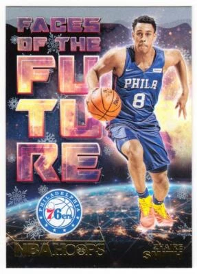 Zhaire Smith 2018-19 Panini Hoops Faces of the Future Winter 76ers - Image 1 of 2