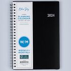Blue Sky 2024 Weekly Monthly Planner, January - December, 5" x 8" Flexible Cover