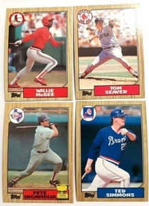 1987 Topps Baseball, #401-600, You Pick, COMPLETE YOUR SET!! - Picture 1 of 204