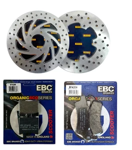 Kit freno Aprilia Scarabeo Light 125 200 IE 2011 2012 completo disco pastiglie - Imagen 1 de 4