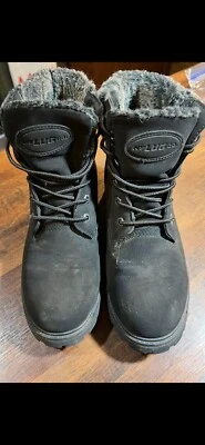 Lugz Convoy NY Lug Co #WCNYFD-001 Ankle Boots Lug Sole Faux Fur Collar Size 8 - Image 1 of 4