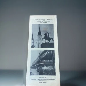 New Orleans, Louisiana “Walking Tour” Vintage Brochure - Picture 1 of 6