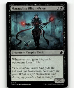 FOIL - MTG - Marauding Blight-Priest #178 - Foundations - Picture 1 of 1