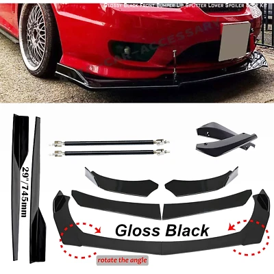 Front Rear Bumper Lip Chin Spoiler Splitter Body Kits For Hyundai Tiburon GT - Изображение 1 из 4
