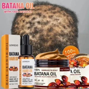 Batana Oil For Hair Growth, Pure Natural Batana Oil Cream Hair Loss Treatment - Picture 1 of 36