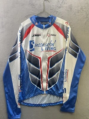 Nalini Antonio Poli Cycling Jersey Lucca, Italy Size White blue - Image 1 of 4
