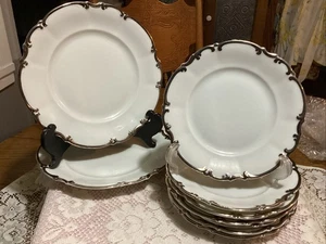 9 Pcs.Hutschenreuther Selb Bavaria Pasco Revere Platinum 7~6”B & B & 2~8” Salad - Picture 1 of 6