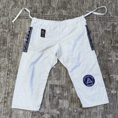 Pantalones cortos Gracie Jiu Jitsu Gi juveniles parches blancos talla M2 Foto 1 de 4