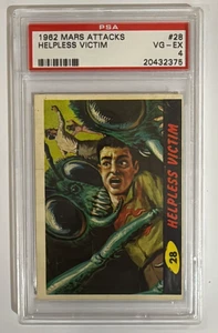 1962 Mars Attacks #28 Helpless Victim PSA 4 - Bild 1 von 2
