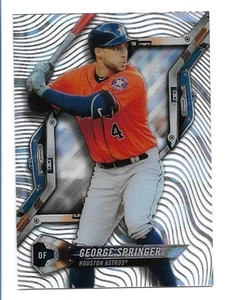 George Springer 2018 Topps High Tek Pattern 1 Waves Magma Diffractor HT-GSP - Picture 1 of 2