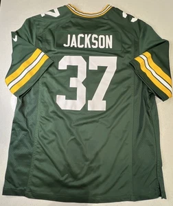 Nike Green Bay Packers Football Jersey NFL Josh Jackson #37 Mens On Field XXL - Picture 1 of 6