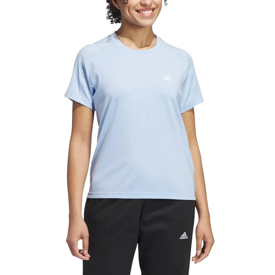 Adidas Women's Active Tee Glow Blue Size L