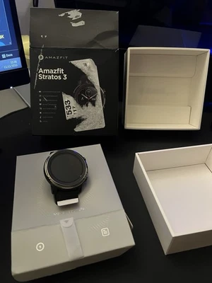 Amazfit Stratos 3 A1929 Bluetooth Fitness Smartwatch with Heartrate & GPS(READ D - Image 1 of 2