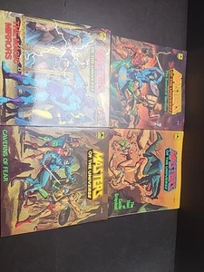 Masters Of The Universe Golden Books Lot/4 MOTU Sword Skeletor Grayskull Mirror - Picture 1 of 7