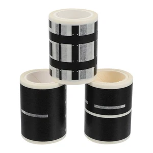 3pcs Railway Train Washi Tape Road Traffic Adhesive Tape Sticker Decor - Picture 1 of 12