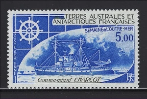 Territorios Franceses del Sur y la Antártida FSAT Scott # C71 MNH Comandante Charcot - Imagen 1 de 1
