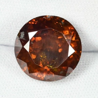 19,29 ct MACIZO - NARANJA PARDUSCO ESFALERITA NATURAL - Redondo Ver Vdo 4481 PZ Foto 1 de 2