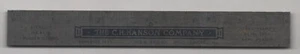Werbung 6" Lineal - The C.H. Hanson Company - Chicago Ill. - Stahl - Bild 1 von 2