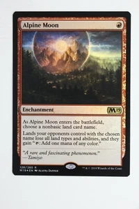 Magic the Gathering MTG Core Set 2019 M19 Alpine Moon Foil NM - Picture 1 of 2