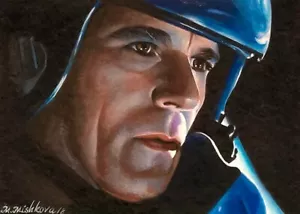Casco LE ACEO PRINT SG-1 Stargate Jack O'Neill Richard Dean Anderson M Mishkova - Imagen 1 de 1