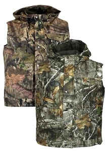 Gilet con cappuccio da uomo Realtree bordo ruggente caccia escursionismo tiro con cappuccio - Foto 1 di 18