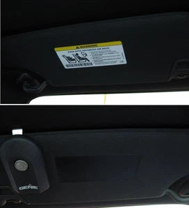 2008-2014 Challenger Visor Decals Covers for Sunvisors - Picture 1 of 1