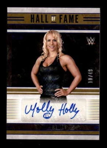 MOLLY HOLLY 2023 PANINI CHRONICLES WWE HALL OF FAME BLUE AUTO #10/49 BF6369 - Picture 1 of 1