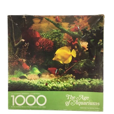 Vintage 1977 Springbok 1000 Piece Puzzle “The Age of Aquarium” Complete - Image 1 of 4