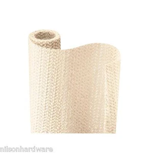 (6)- Con-Tact Almond 12" X 5' Beaded Grip Nonadhesive Shelf Liner 05F-C6B54-01 - Picture 1 of 2