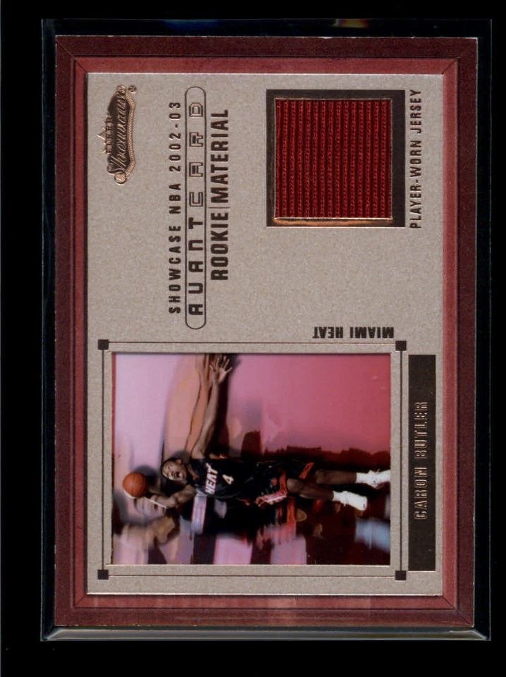 CARON BUTLER 2002/03 FLEER SHOWCASE AVANTCARD RC JERSEY #/202 (BV=$15) AG5426 - Image 1 of 1