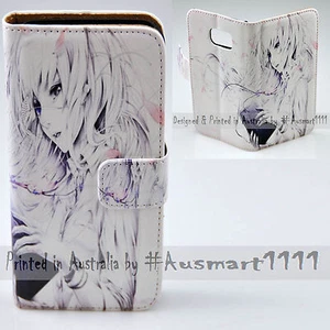 Funda protectora tipo billetera para teléfono móvil con impresión de anime para niña Sony Xperia Series - Imagen 1 de 3