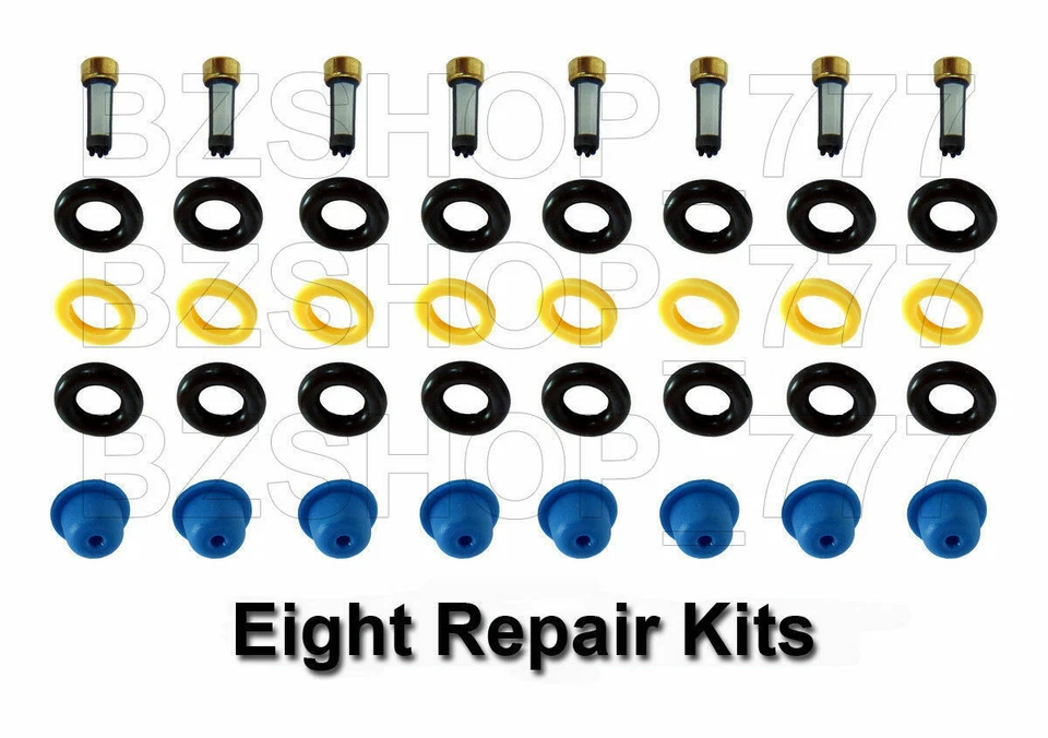 8 kits de reparación de servicio de inyectores de combustible para Ford V8 5,4 L 4,6 L, Lincoln y Mercury Foto 1 de 1