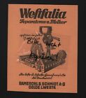 OELDE, Werbung 1928, Ramesohl & Schmidt AG Westfalia Separatoren Melker