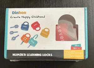 Learning Locks with Keys Numbers Matching & Counting Montessori Educational Toys - Picture 1 of 1