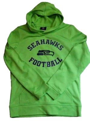 NFL Team Apparel Seattle Seahawks Football Hoodie Sweatshirt Youth Large Green - Image 1 of 4