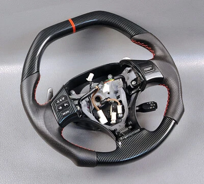 Lexus IS250 IS350 Isf Multimedia Flat Top Hydropdipped Leder Lenkung Rad - Bild 1 von 4