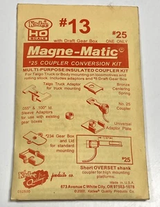 Kadee 13 Magne-Matic #25 Coupler Conversion Kit New Sealed - Picture 1 of 2