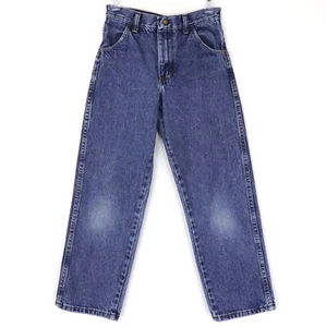 Wrangler Rustler Kids Denim Blue Jeans Size 10 Regular Boys Girls Youth - Picture 1 of 14