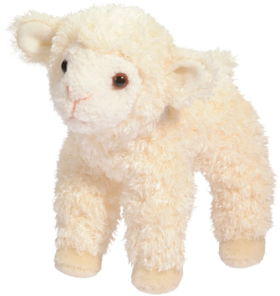Mini-Plüsch-Lamm Schaf Plüschtier Stofftier Kuscheltier H=13cm - Bild 1 von 1
