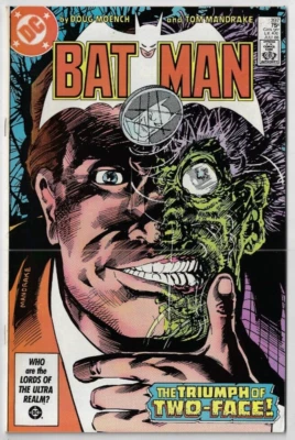 BATMAN 397 VF+ Two-Face and Catwoman story DC COMICS 1986 Mandrake art - Image 1 of 2
