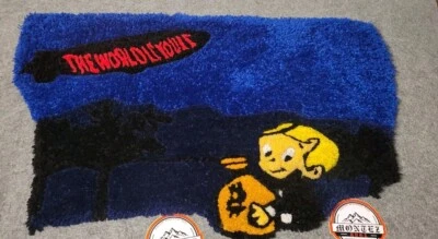 Tapete feito à mão Scarface/Richie Rich 18x31 pol - Imagem 1 de 4