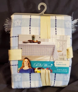Tovaglia The Pioneer Donna Margherita Tessuto - Blu - 60" L x 84" L - Foto 1 di 4