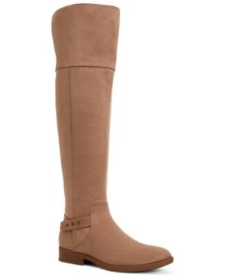 STYLE & COMPANY Mujer Beige Cremallera Lessah Punta Redonda Tacón Bloque Botas 6 M Foto 1 de 3