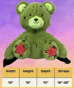 Coachella Cactus Teddy Bear Backpack Festival Exclusive LIMITED EDITION - Picture 1 of 4