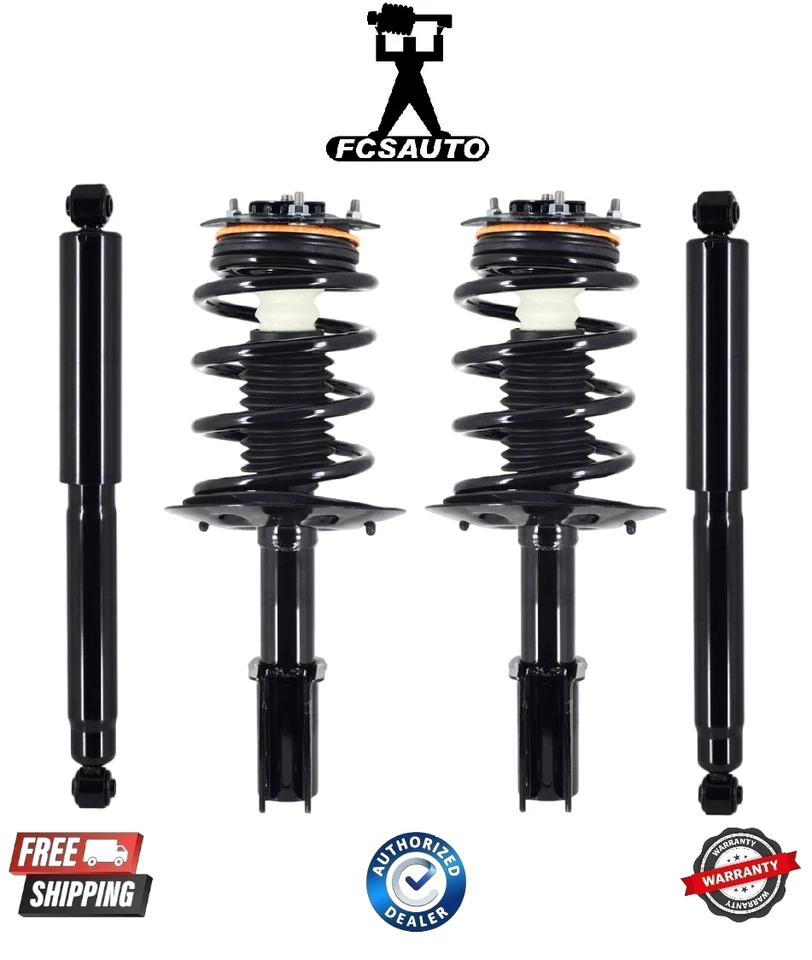 Complete FCS Front Coil Spring & Rear Shock Assembly For 01-05 Pontiac Aztek - Image 1 of 1