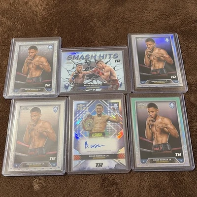 2024 Topps Chrome Boxing Brian Norman Jr. Championship Auto 05/150 PLUS 🔥🔥  - Imagem 1 de 4